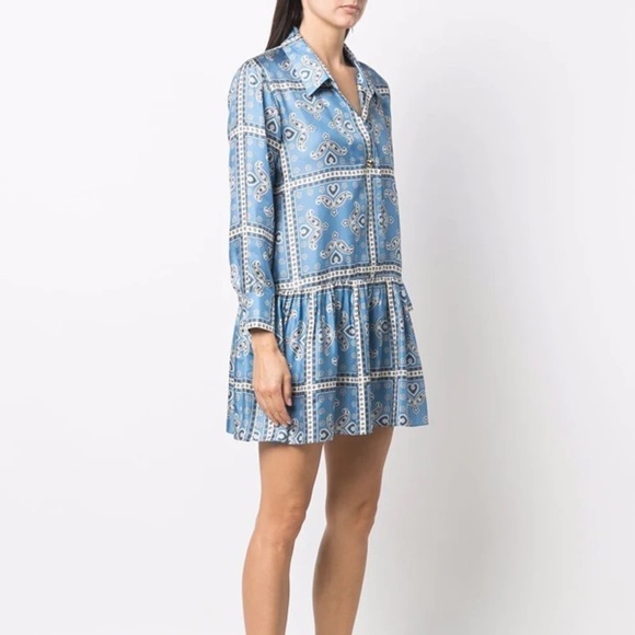 SANDRO Chloe Printed Paisley Dress - Picture 5 of 10